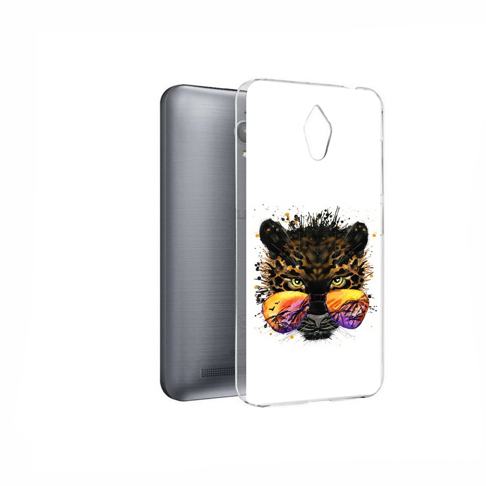 Чехол MyPads Tocco для Asus ZenFone Go (ZC500TG) тропический леопард