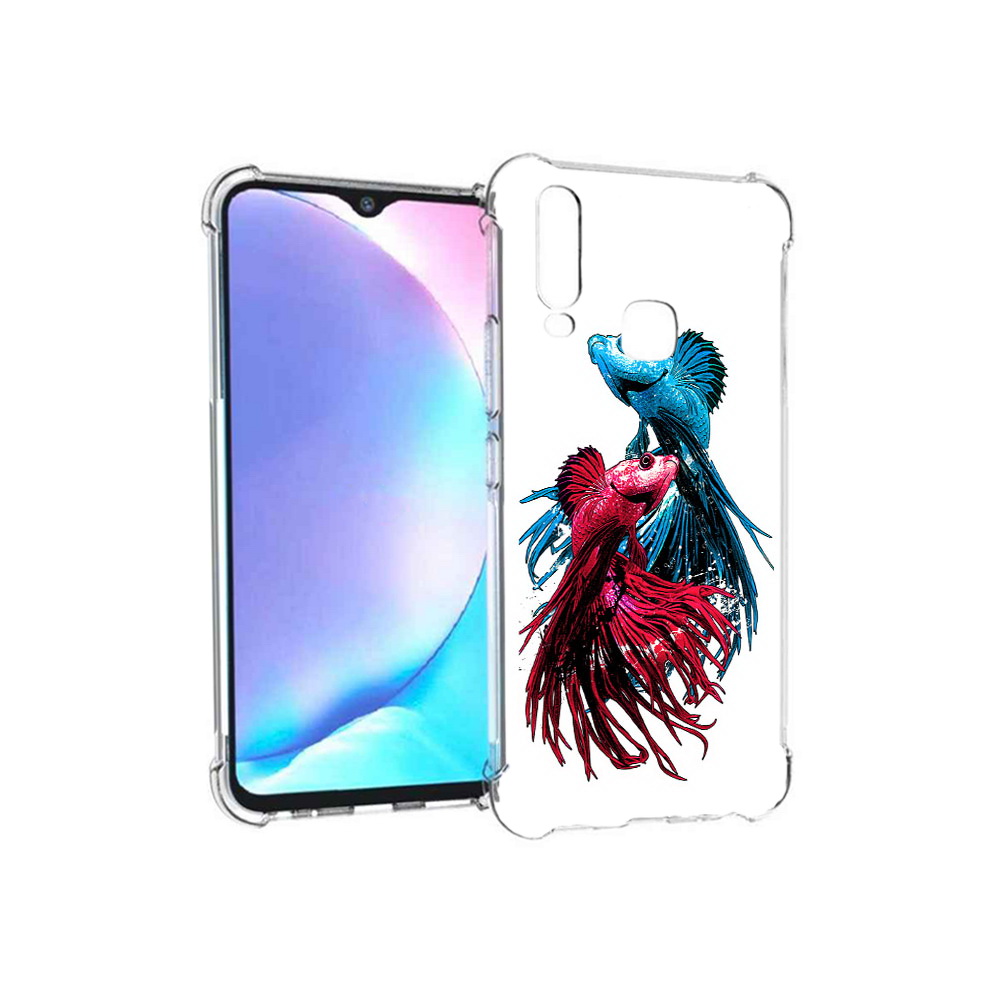 

Чехол MyPads Tocco для Vivo Y17 рыбы петушки (PT136369.382.592), Tocco