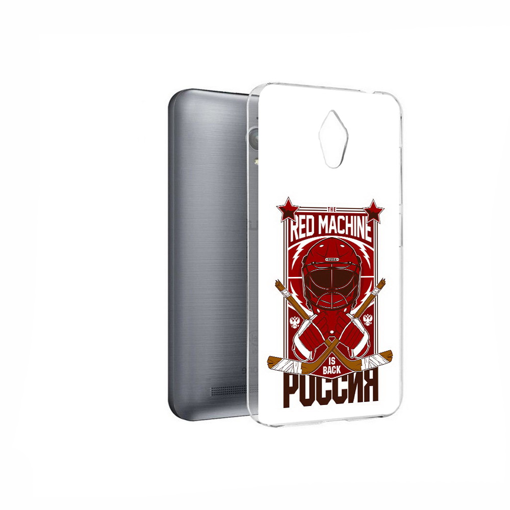 

Чехол MyPads Tocco для Asus ZenFone Go (ZC500TG) хоккей россия, Прозрачный, Tocco