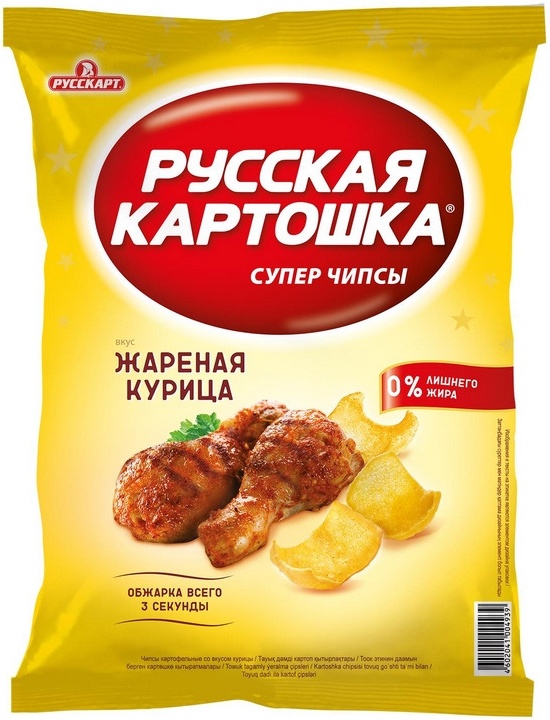 

Чипсы Русская картошка со вкусом курицы, 80г