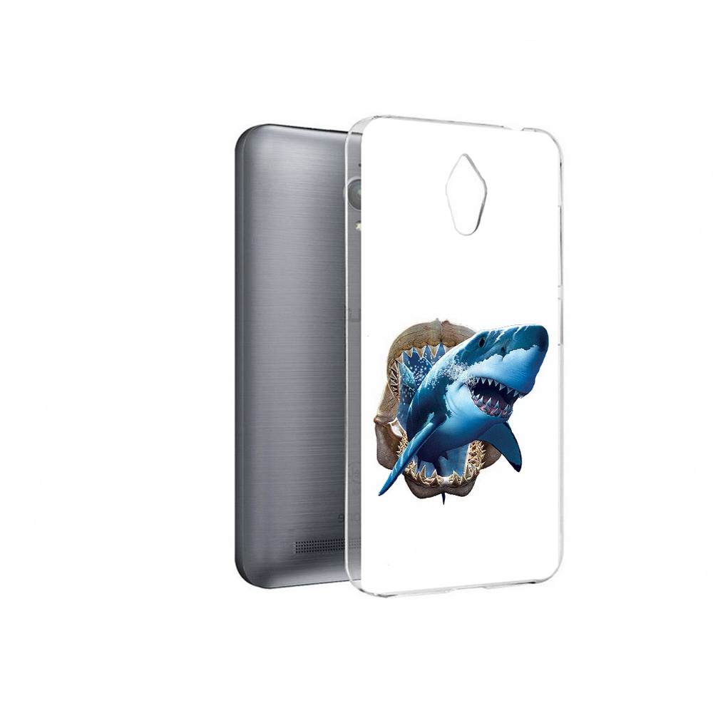 

Чехол MyPads Tocco для Asus ZenFone Go (ZC500TG) челюсти, Прозрачный, Tocco
