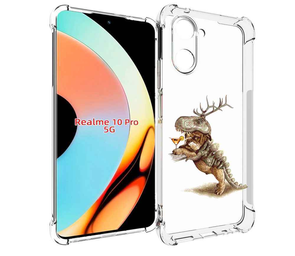 

Чехол бампер MyPads тематическая вечеринка для Realme 10 Pro про..., Прозрачный, Tocco