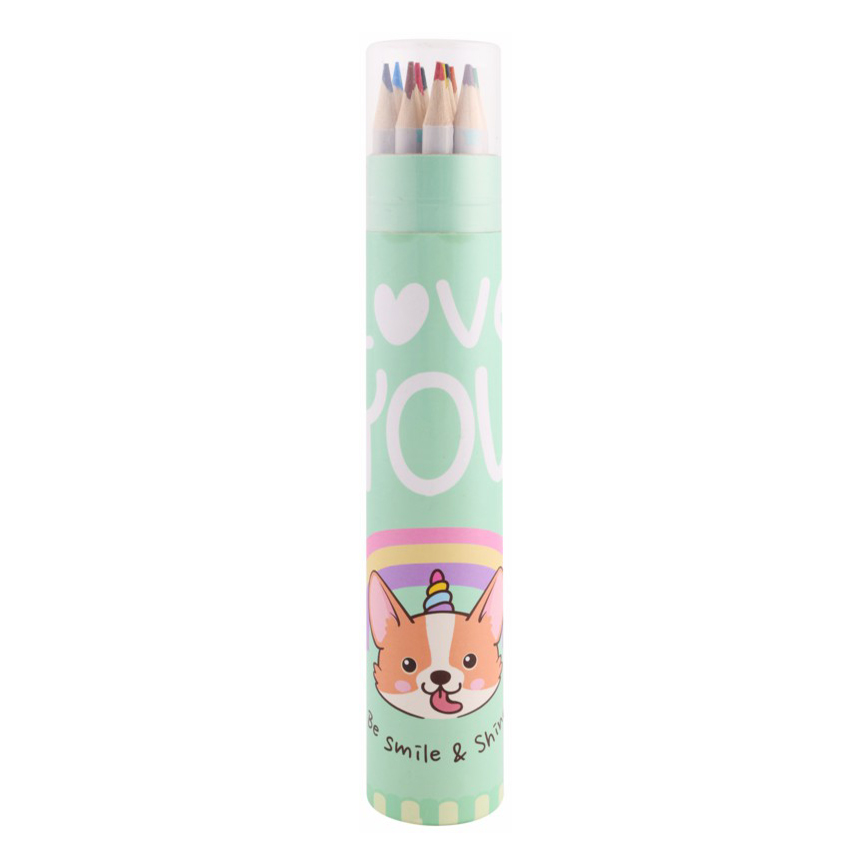 

Карандаши цветные Лента Kids Corgi 12 цветов, Разноцветные