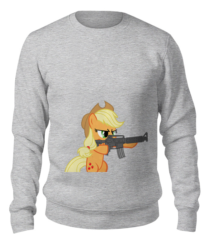 

Свитшот унисекс Printio Mah apples! серый L, Mah apples!