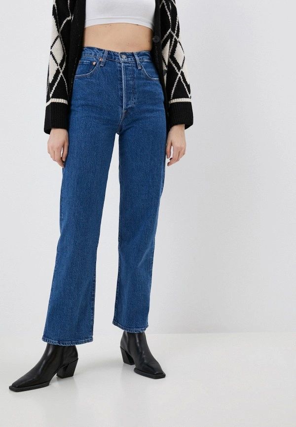 

Джинсы женские Levi's 726 синие W27/L27, Синий, 726