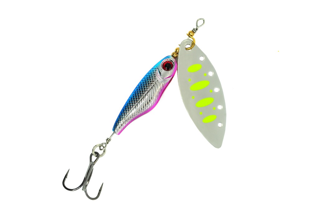 

Блесна Mottomo SPIN BLADE № 4 (19гр) # Silver-22, Серебристый, Spin blade