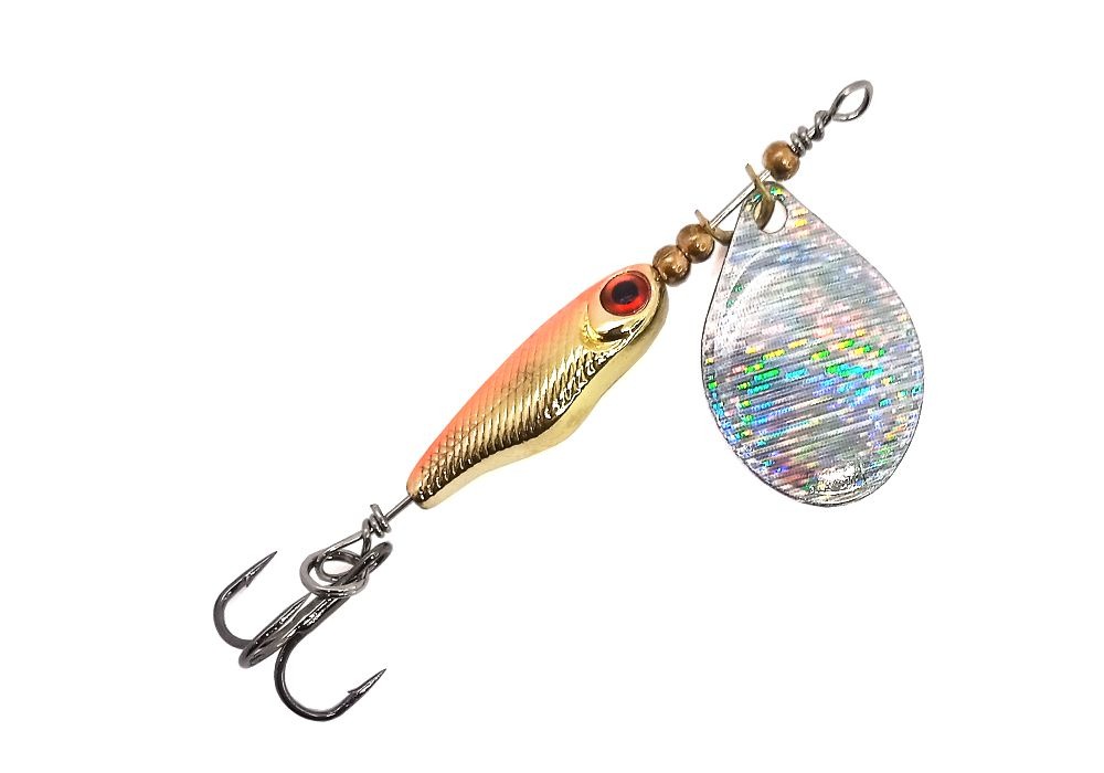 

Блесна Mottomo SPIN BLADE-R № 2 (6.5гр) # Gold / Silver, Серебристый;золотистый, Spin blade