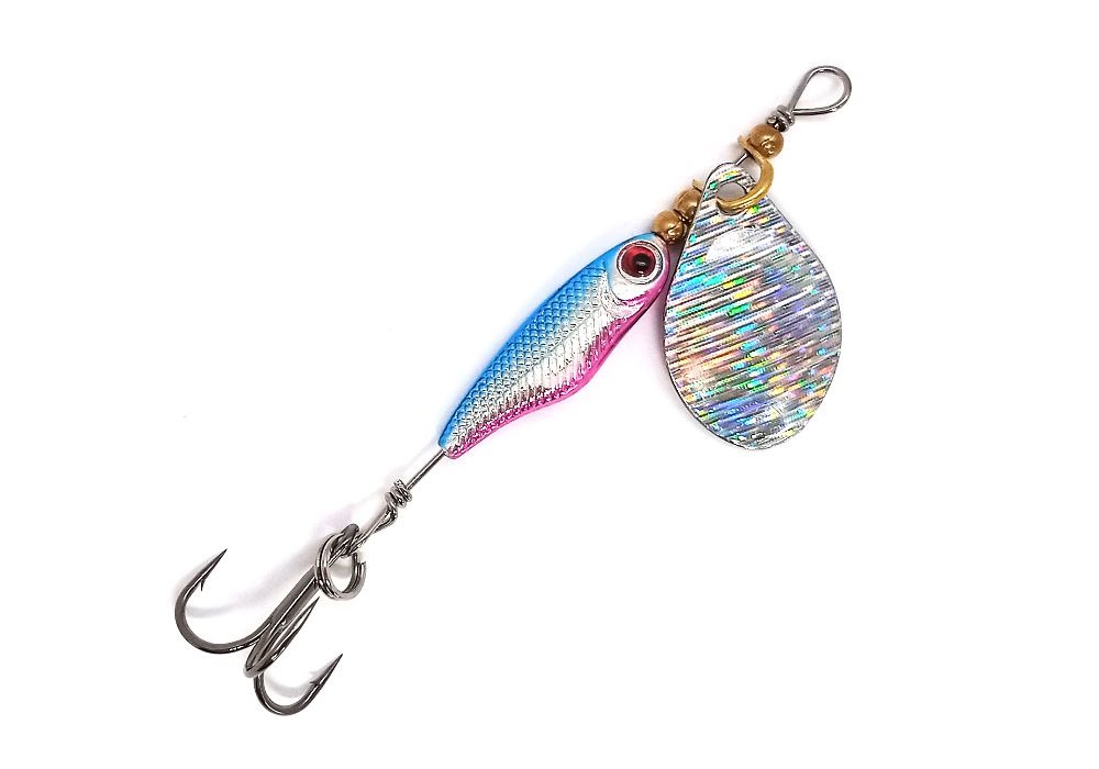 

Блесна Mottomo SPIN BLADE-R № 2 (6.5гр) # Silver / Silver, Серебристый, Spin blade