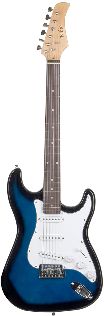 Электрогитара Stratocaster Fabio ST100 BLS (S/S/S), синяя