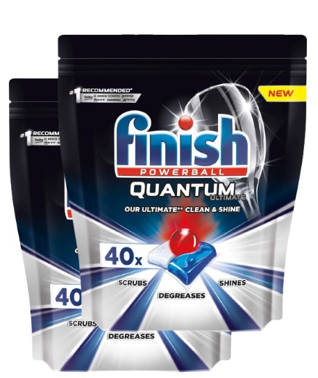 фото Капсулы для посудомоечной машины finish quantum ultimate, 40шт х 2 упаковки