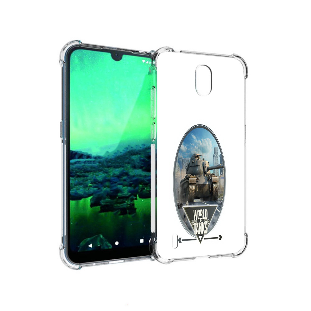 

Чехол MyPads Tocco для Nokia 1.3 игра с танками (PT227048.104.375), Прозрачный, Tocco