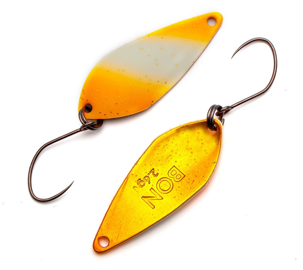 

Блесна Troutland BON 3.8 g color # GLO67 BON38#GLO67, Оранжевый;белый, Bon