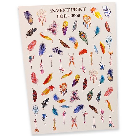 

Фольгированный слайдер iNVENT PRiNT №FOiL-068 Микс. Перья. Стрелы. Ловец снов, 3 шт., Разноцветный