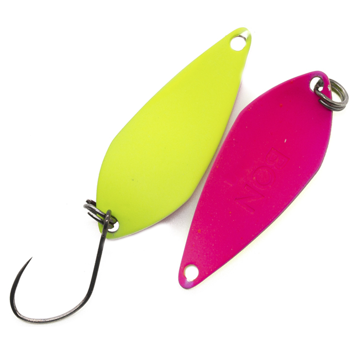 

Блесна для ловли форели Troutland BON 3.2 g color # 03 BON32#03, Зеленый;розовый, Bon