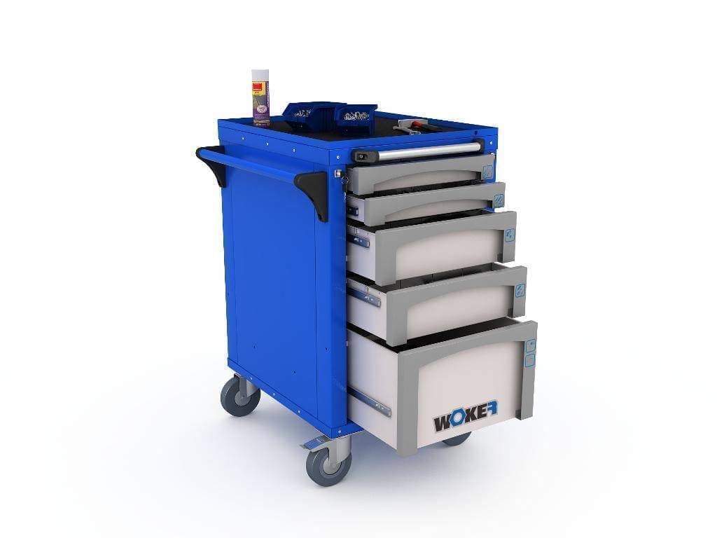 

Тележка WOKER 5M, Синий, WOKER 5M