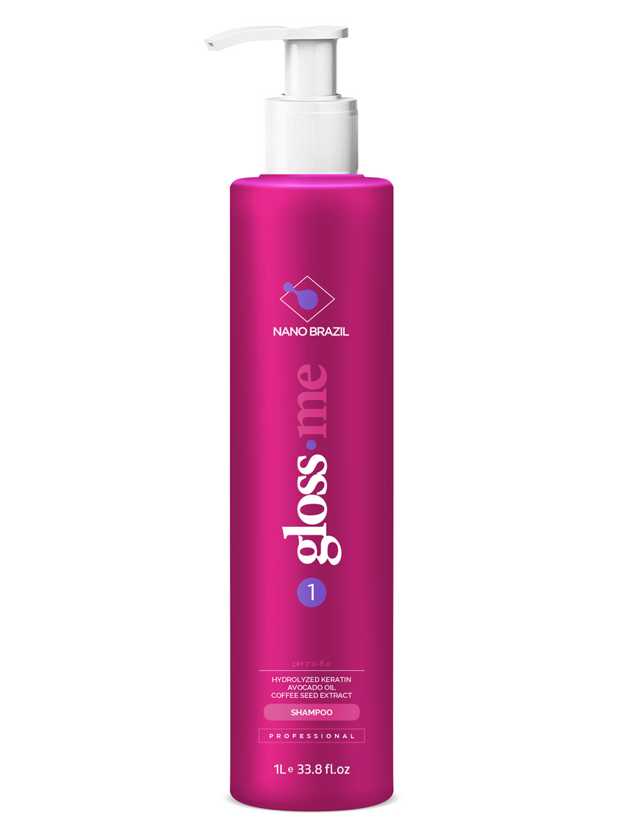 фото Шампунь nano brazil gloss me shampoo 1000 мл