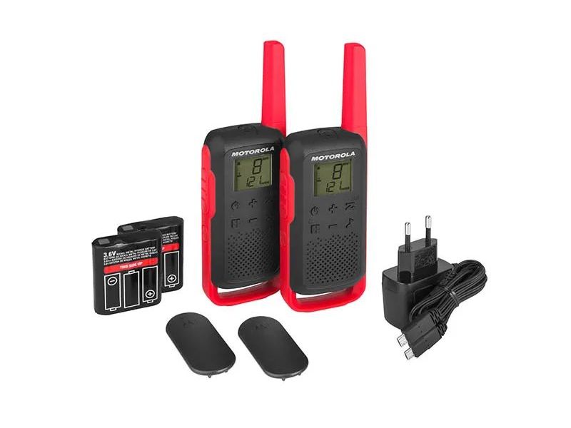 

Комплект из двух радиостанций Motorola T62 RED TALKABOUT, Красный, T62 RED (TALKABOUT)