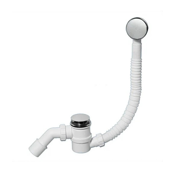 Сифон для ванны McAlpine MRB11, click-clack, хром