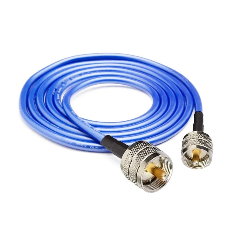 

Кабельная сборка UHF-male - UHF-male 25 м., кабель 5D-FB CU (медь), Синий, 5D-FB CU