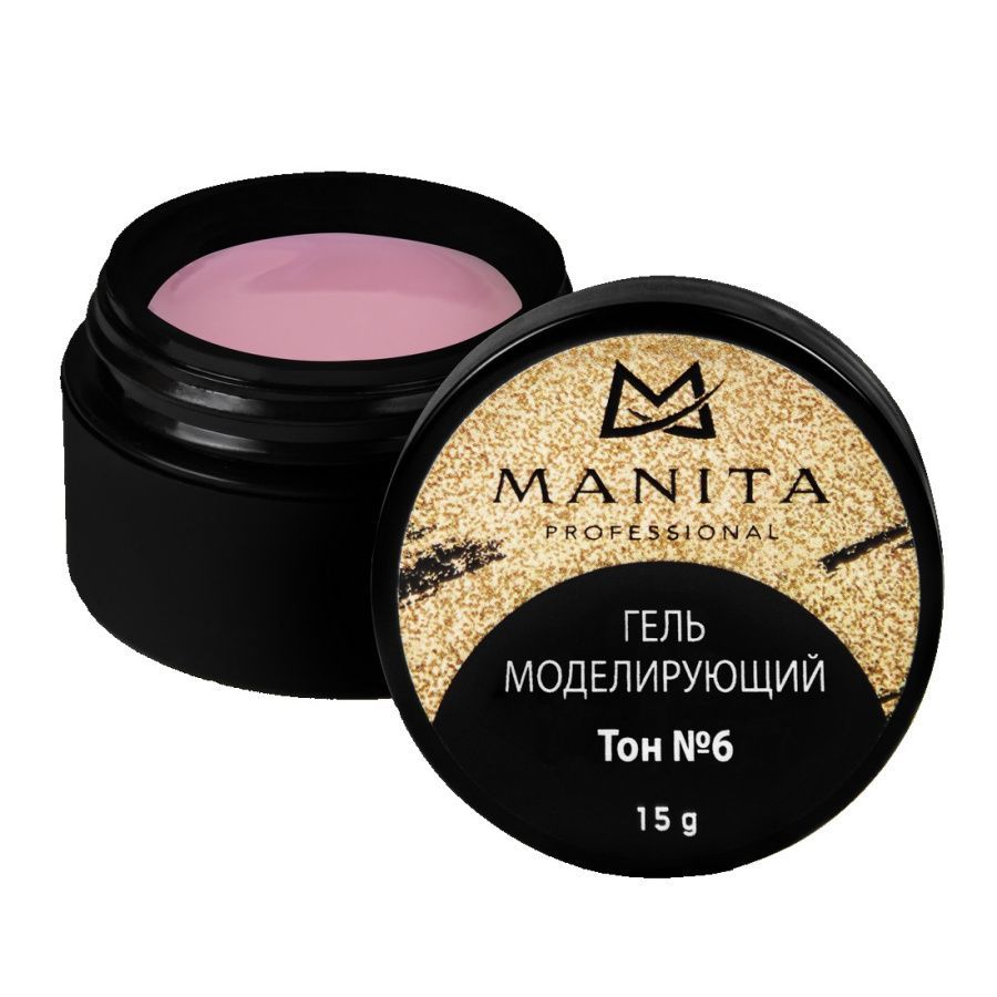 Гель для наращивания Manita Professional однофазный моделирующий №6 15 г