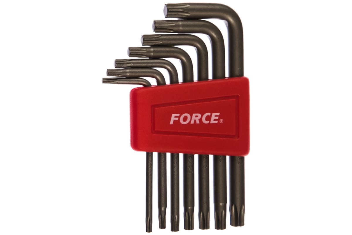 

FORCE '5071 Набор ключей Г-образных TORX Т10-Т40 7 предметов FORCE 5071 1шт