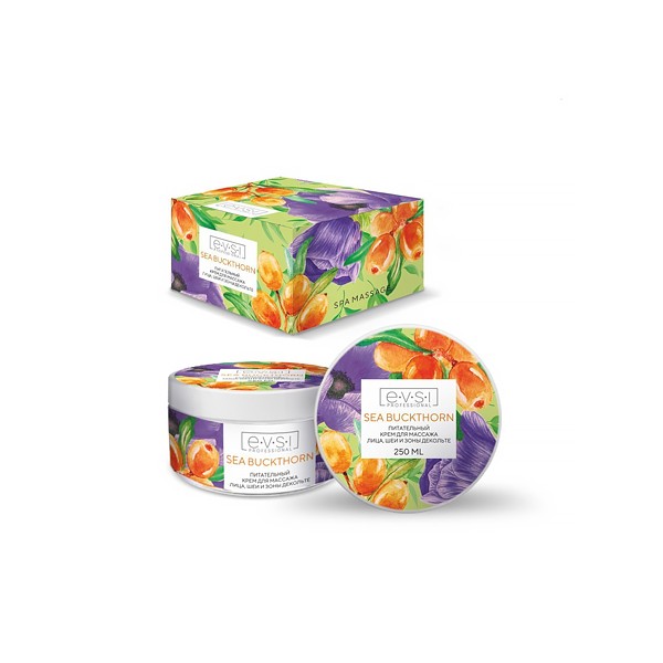 

EVSI, Крем для массажа лица, шеи и зоны декольте Sea Buckthorn, 250 мл