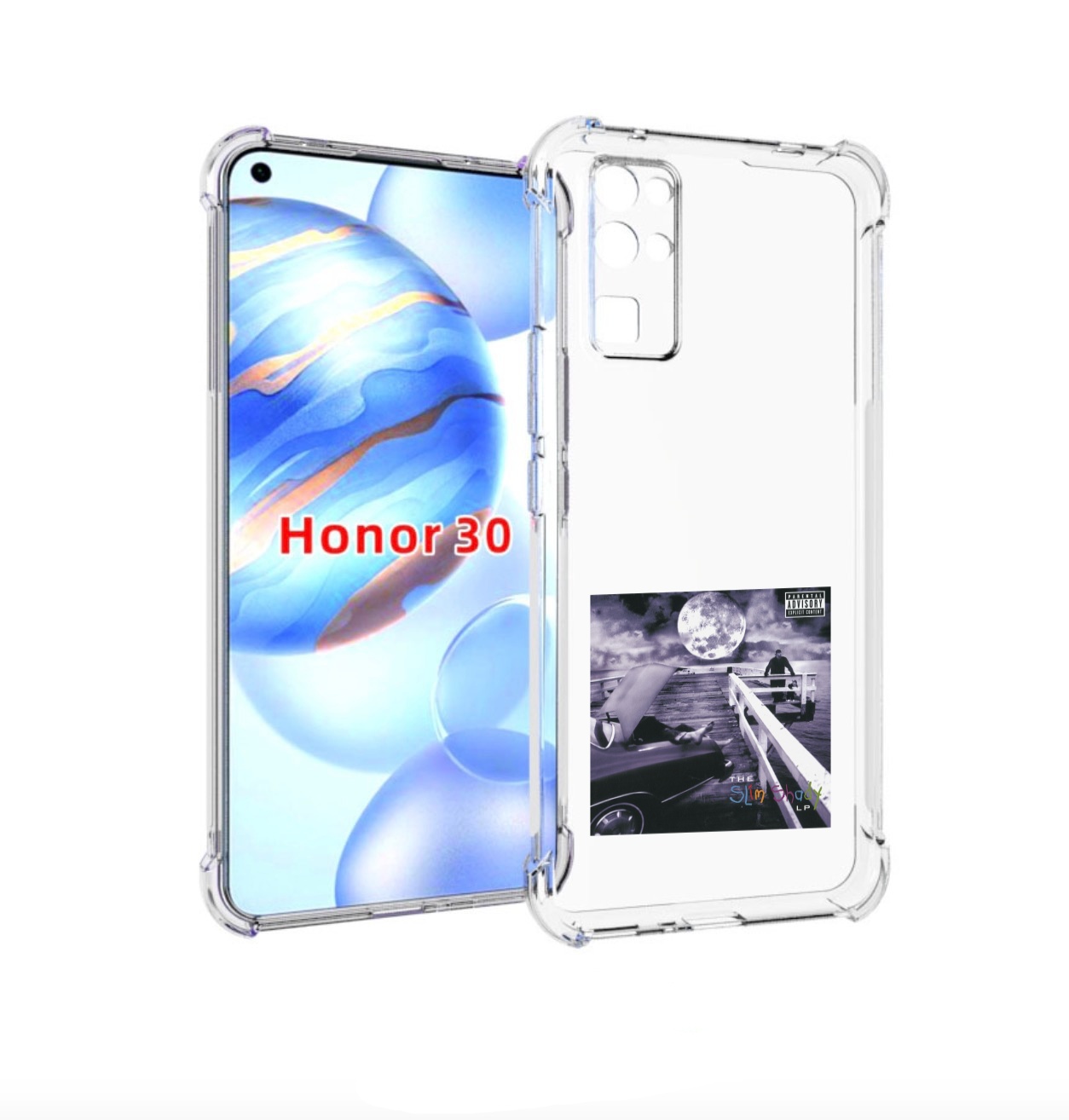 

Чехол Бампер Mypads Eminem The Slim Shady Lp Для Honor 30 (Bmh-A, Прозрачный, Tocco