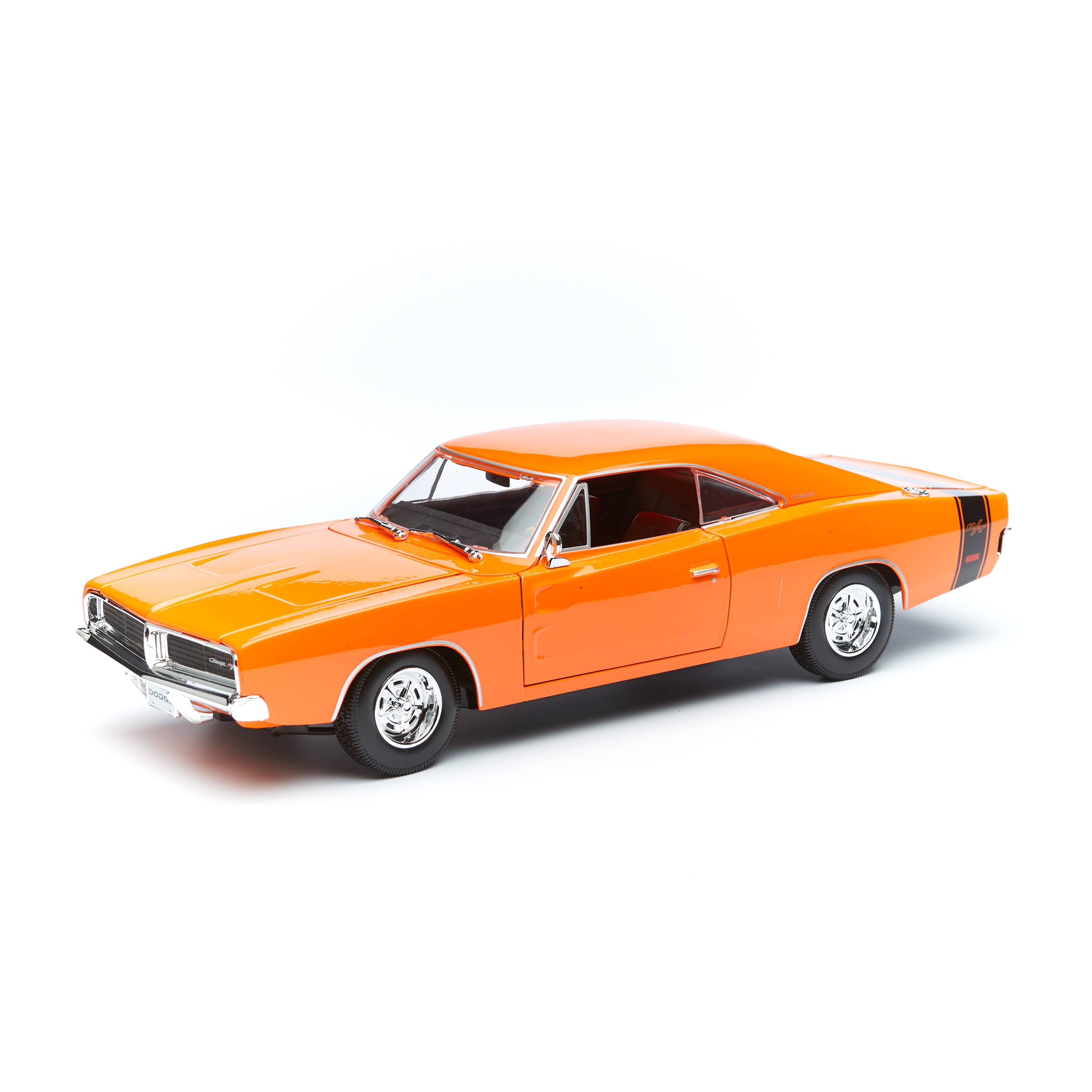 

Maisto Машинка Dodge Charger R/T 1969, 1:18 оранжевая 31387, 31387