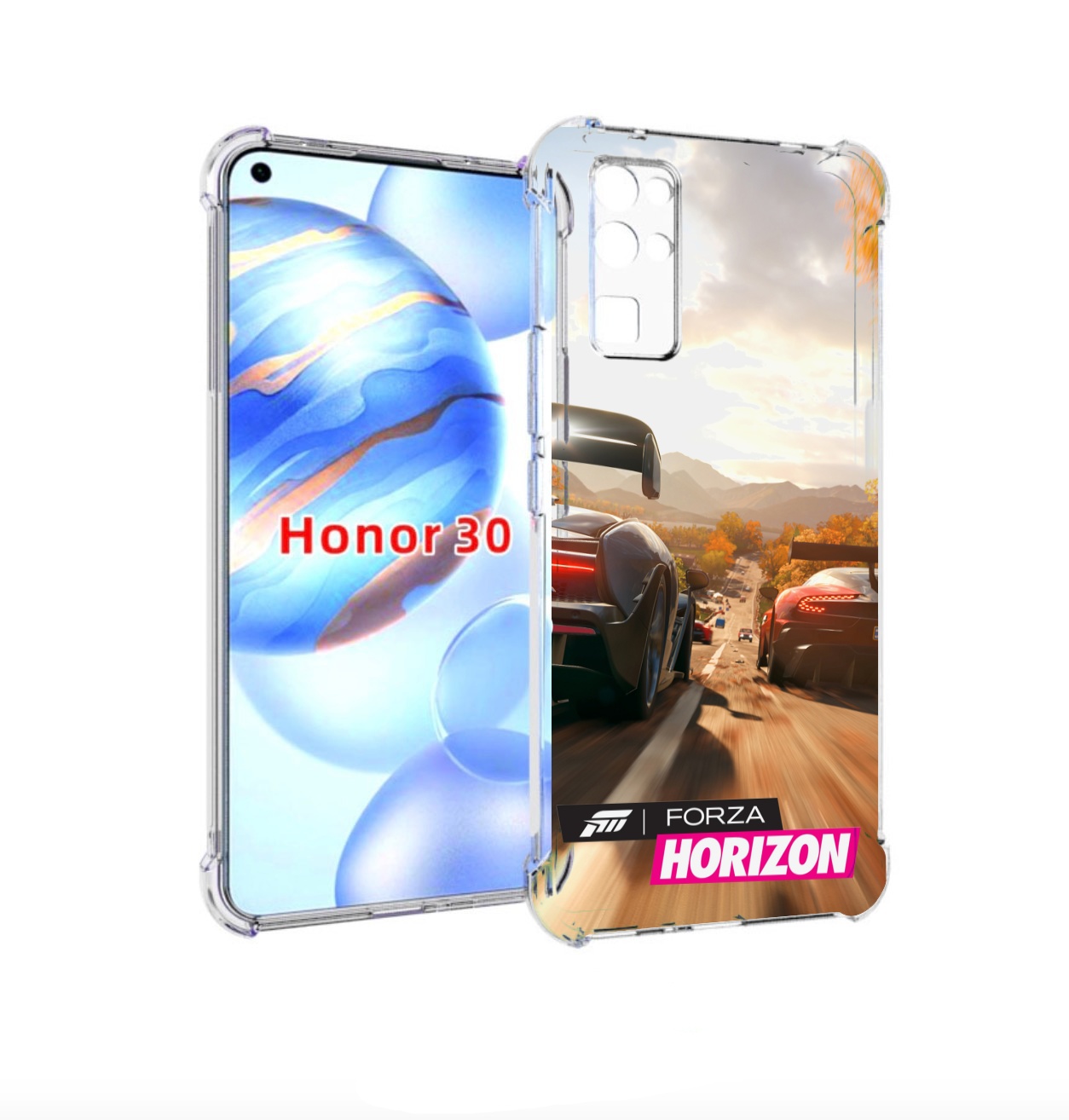 

Чехол бампер MyPads Forza Horizon для Honor 30 (BMH-AN10) против, Прозрачный, Tocco