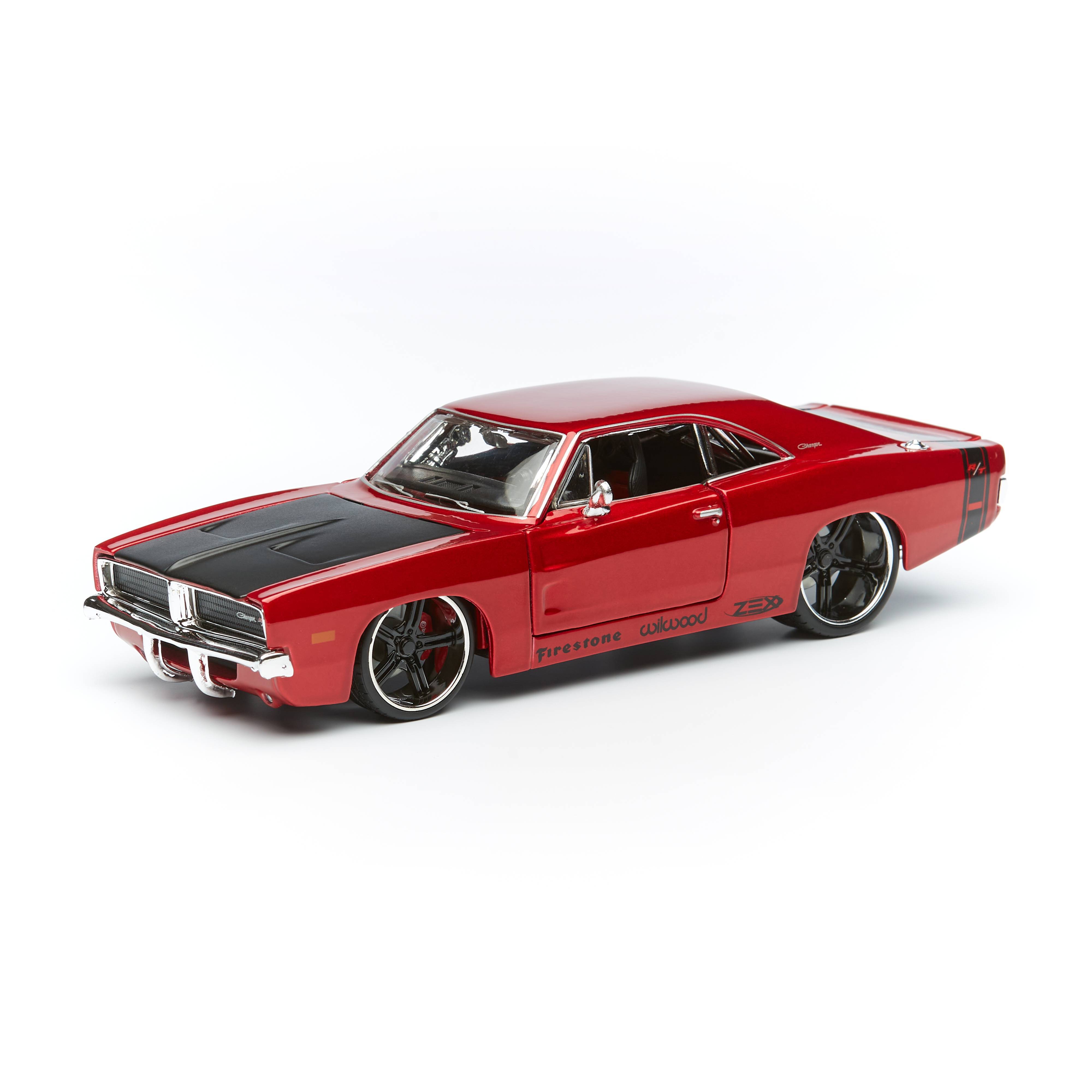 Maisto Машинка 1:25 Design Classic Muscle - 1969 Dodge Charger R/T, красная 32537 jingyuqin 433mhz id46 m3n 40821302 smart remote car key fob for chrysler 300c dodge charger journey challenge dart durango