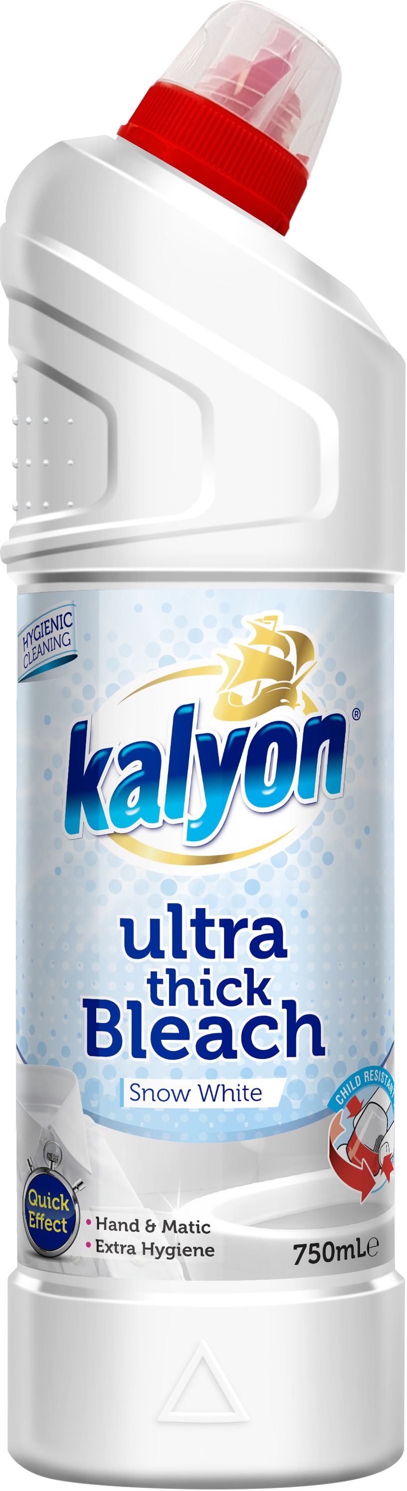 Ультрагустой отбеливатель KALYON ULTRA THICK BLEACH Белоснежный 750 мл