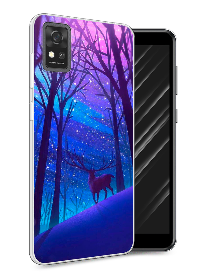 

Чехол Awog на ZTE Blade A31 / ЗТЕ Блэйд A31 "Северный олень", Разноцветный, 134650-2