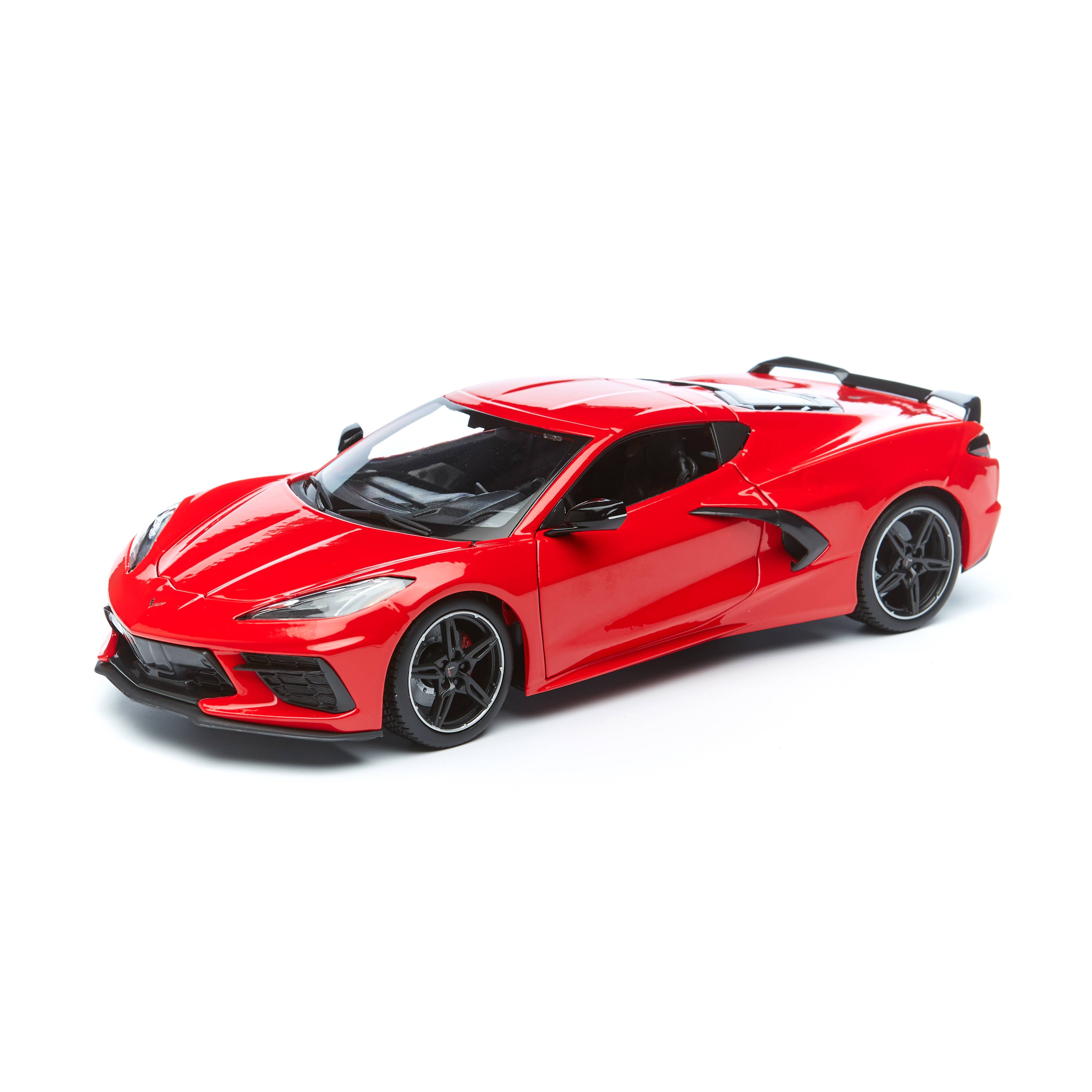 фото Maisto машинка chevrolet corvette stingray 2020, 1:18 красная 31447