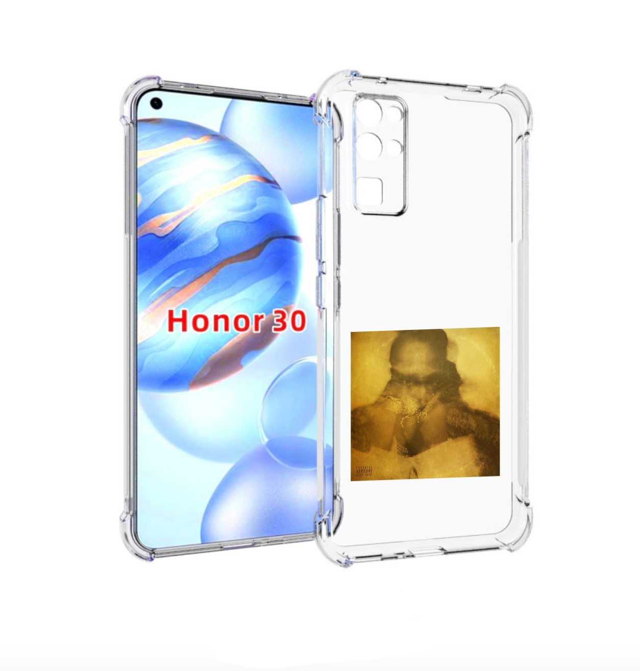 

Чехол бампер MyPads Future - Future для Honor 30 (BMH-AN10) прот, Прозрачный, Tocco