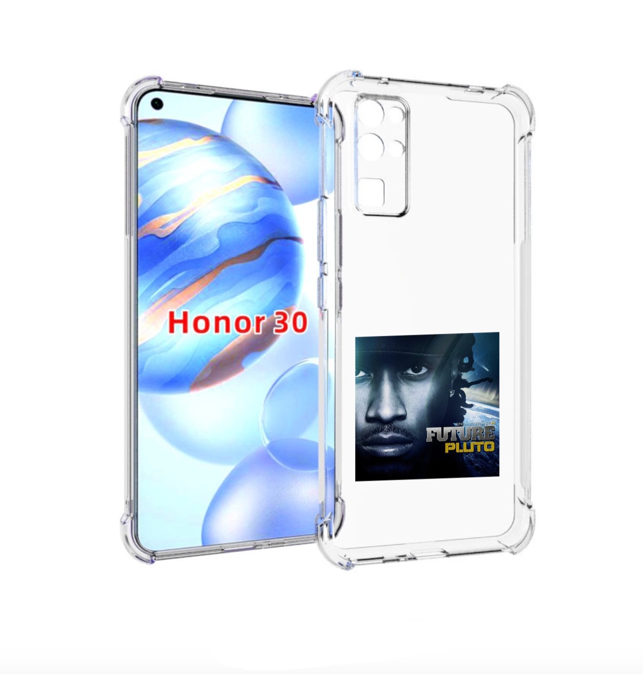 

Чехол бампер MyPads Future - Pluto для Honor 30 (BMH-AN10) проти, Прозрачный, Tocco