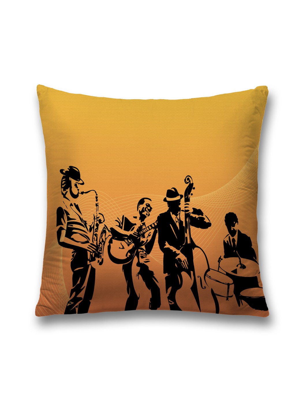 

Наволочка декоративная JoyArty "Зажигательные музыканты" на молнии, 45x45 см, Фиолетовый