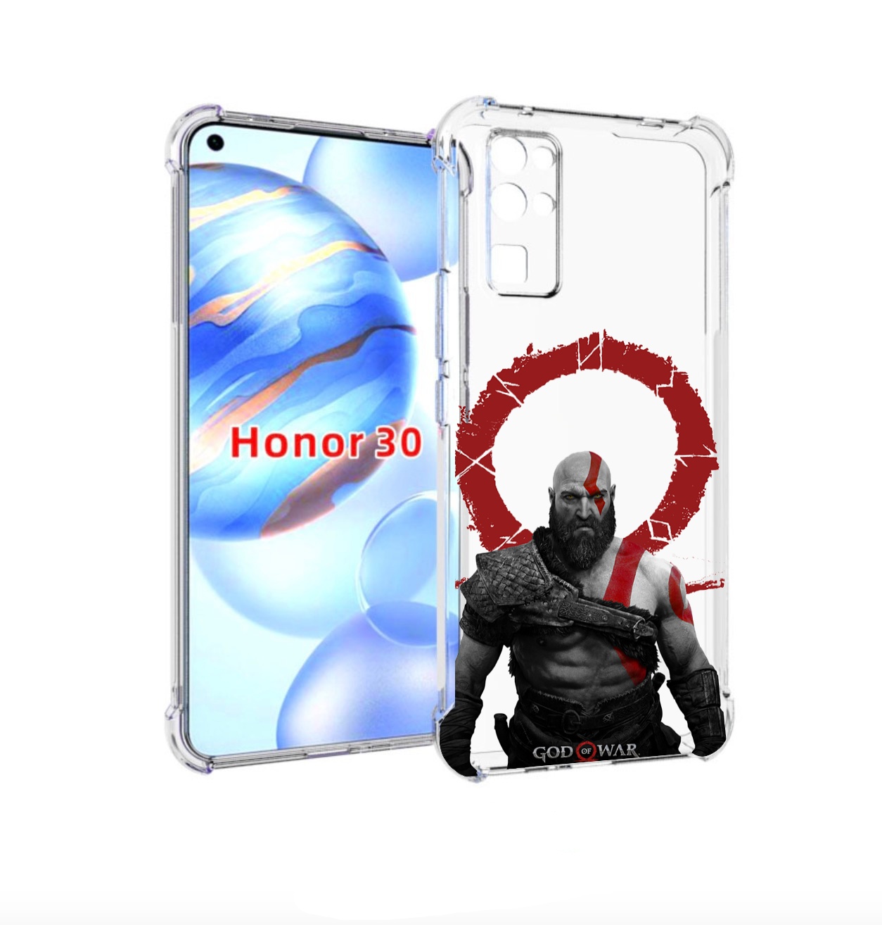 

Чехол бампер MyPads God-of-War для Honor 30 (BMH-AN10) противоуд, Прозрачный, Tocco