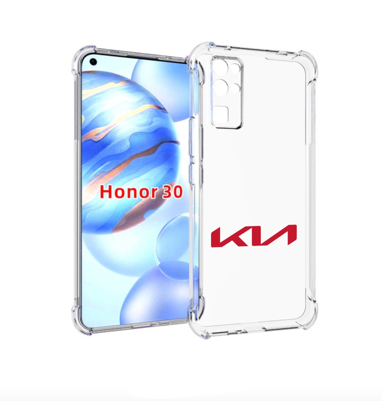 

Чехол бампер MyPads Kia-киа-3 для Honor 30 (BMH-AN10) противоуда, Прозрачный, Tocco