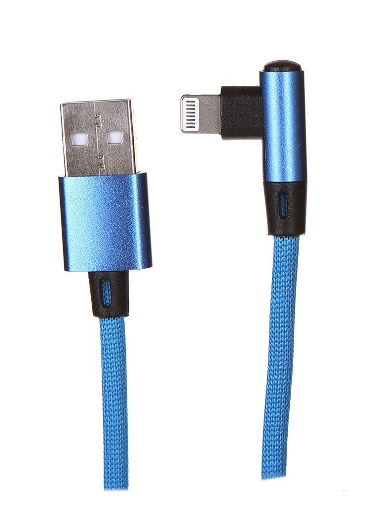 фото Кабель lightning - usb red line ут000031536 1 м голубой