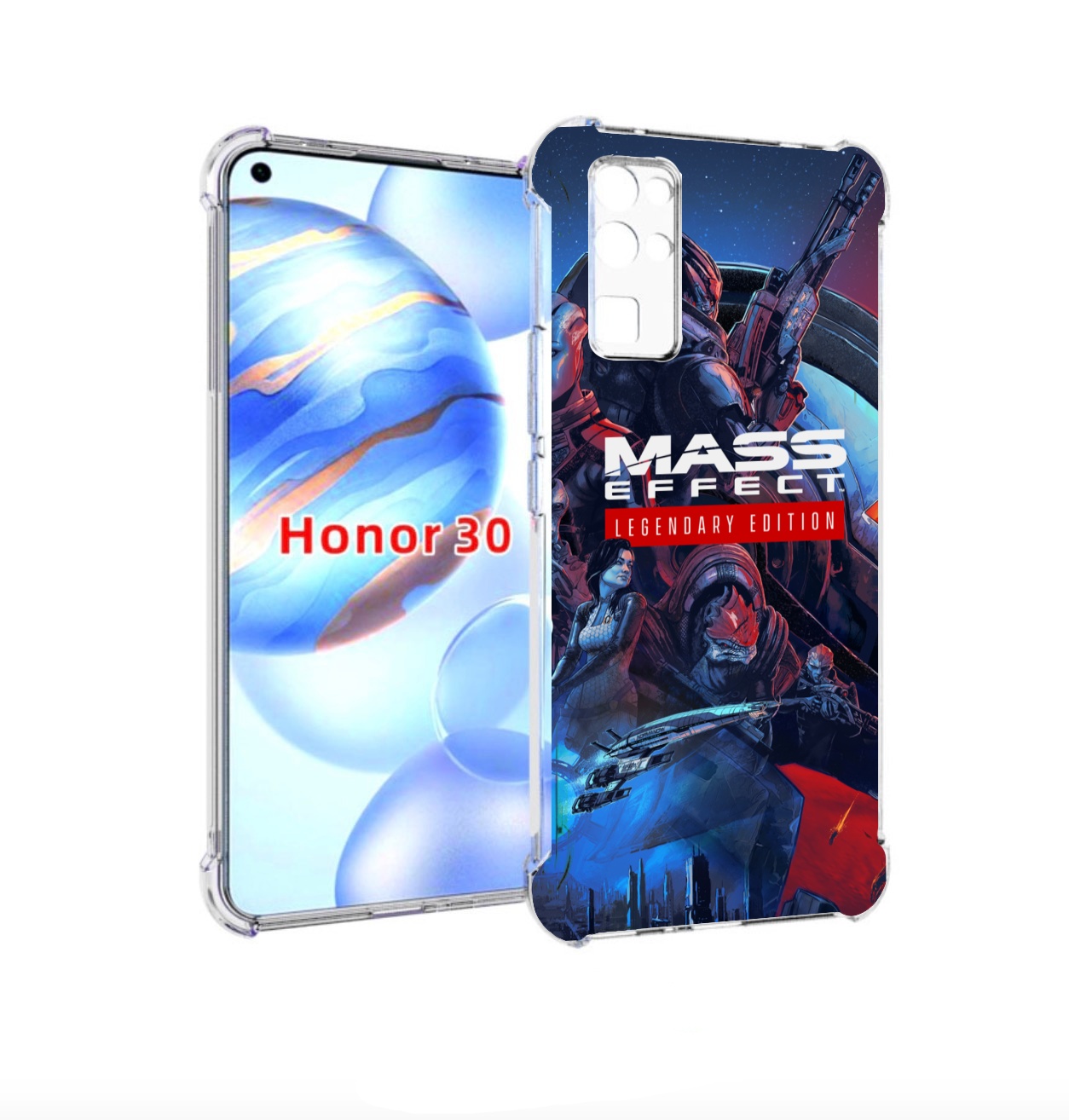 

Чехол бампер MyPads Mass Effect Legendary Edition для Honor 30 (, Прозрачный, Tocco
