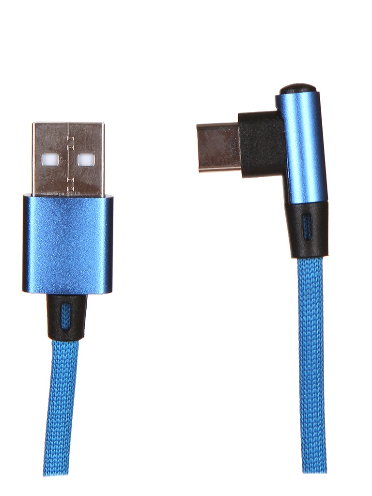 фото Кабель usb - type-c red line ут000031530 1 м голубой