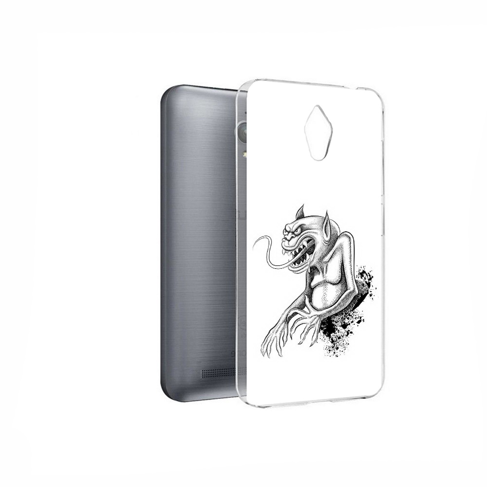 Чехол MyPads Tocco для Asus ZenFone Go (ZC500TG) чорт