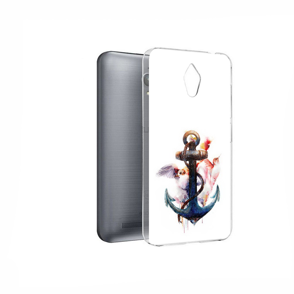 

Чехол MyPads Tocco для Asus ZenFone Go (ZC500TG) якорь с птицами, Прозрачный, Tocco