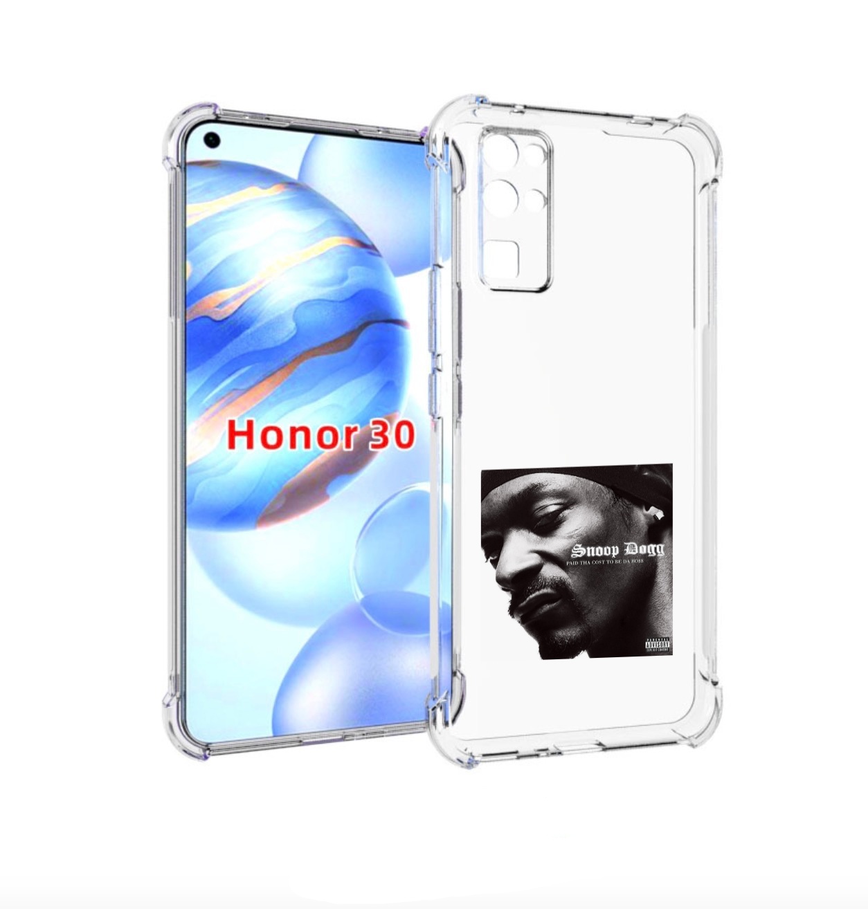 

Чехол Бампер Mypads Paid Tha Cost To Be Da Boss Для Honor 30 (Bm, Прозрачный, Tocco