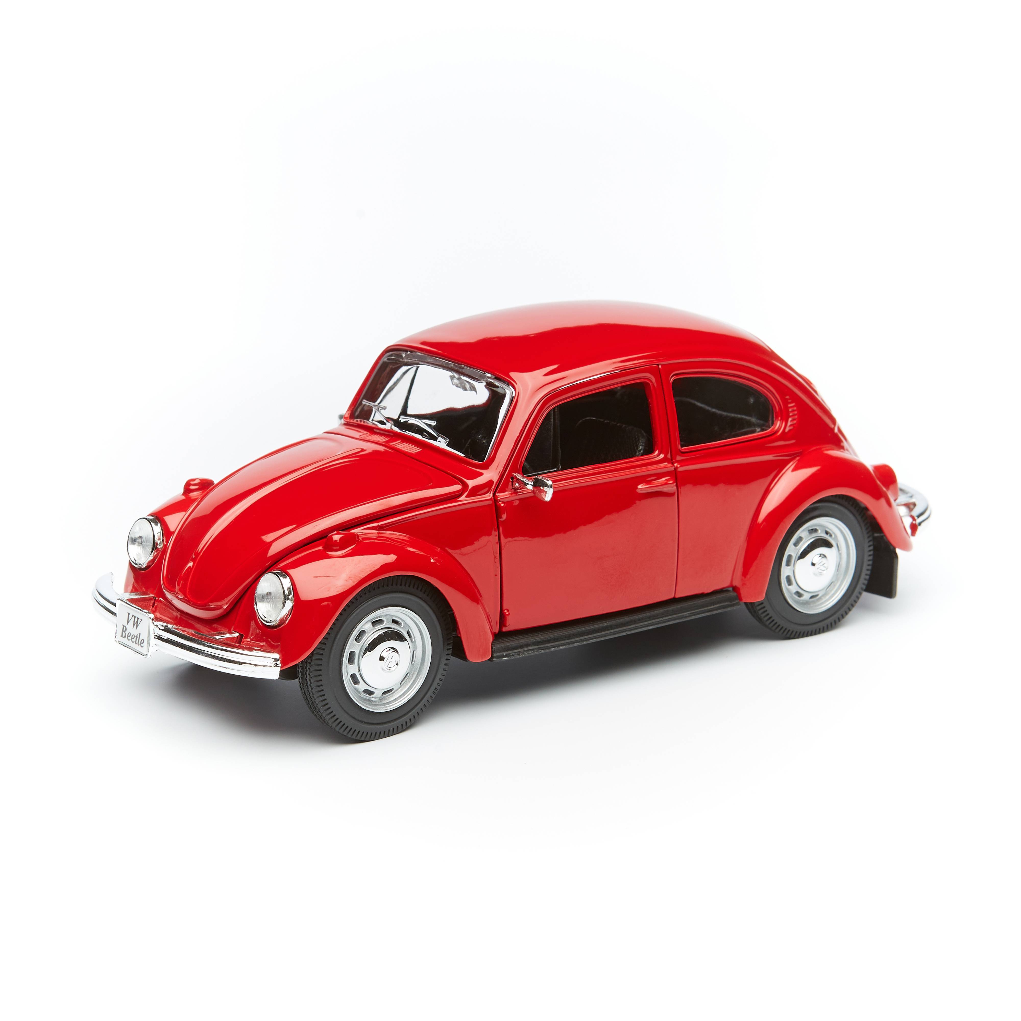 Maisto Машинка Volkswagen Beetle, 1:24 красная 31926