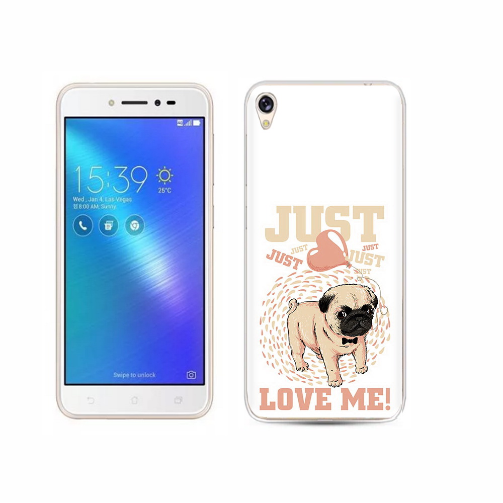 

Чехол MyPads Tocco для Asus ZenFone Live (ZB501KL) Люби меня, Прозрачный, Tocco