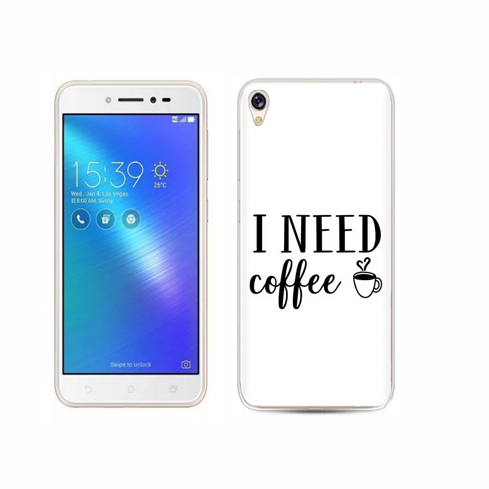 Чехол MyPads Tocco для Asus ZenFone Live (ZB501KL) Мне нужен кофе