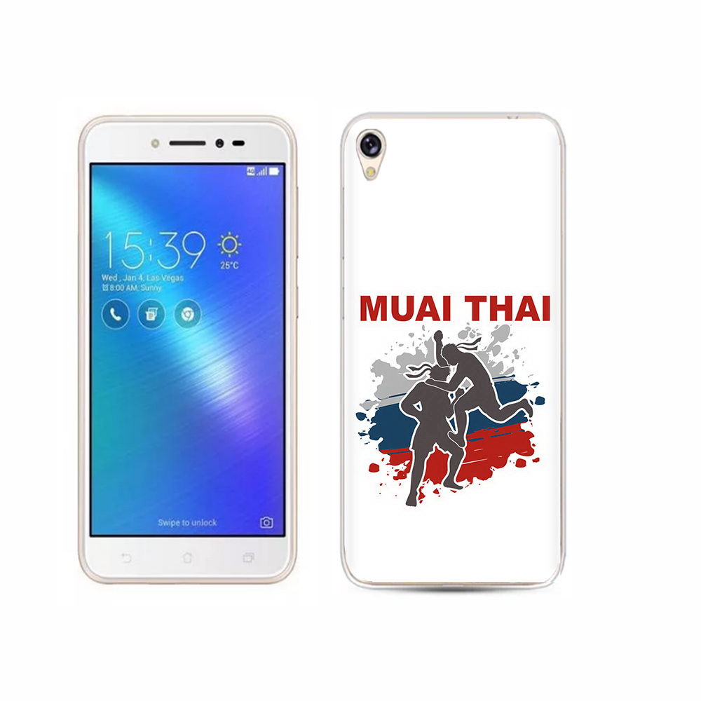 

Чехол MyPads Tocco для Asus ZenFone Live (ZB501KL) Муайтай, Прозрачный, Tocco