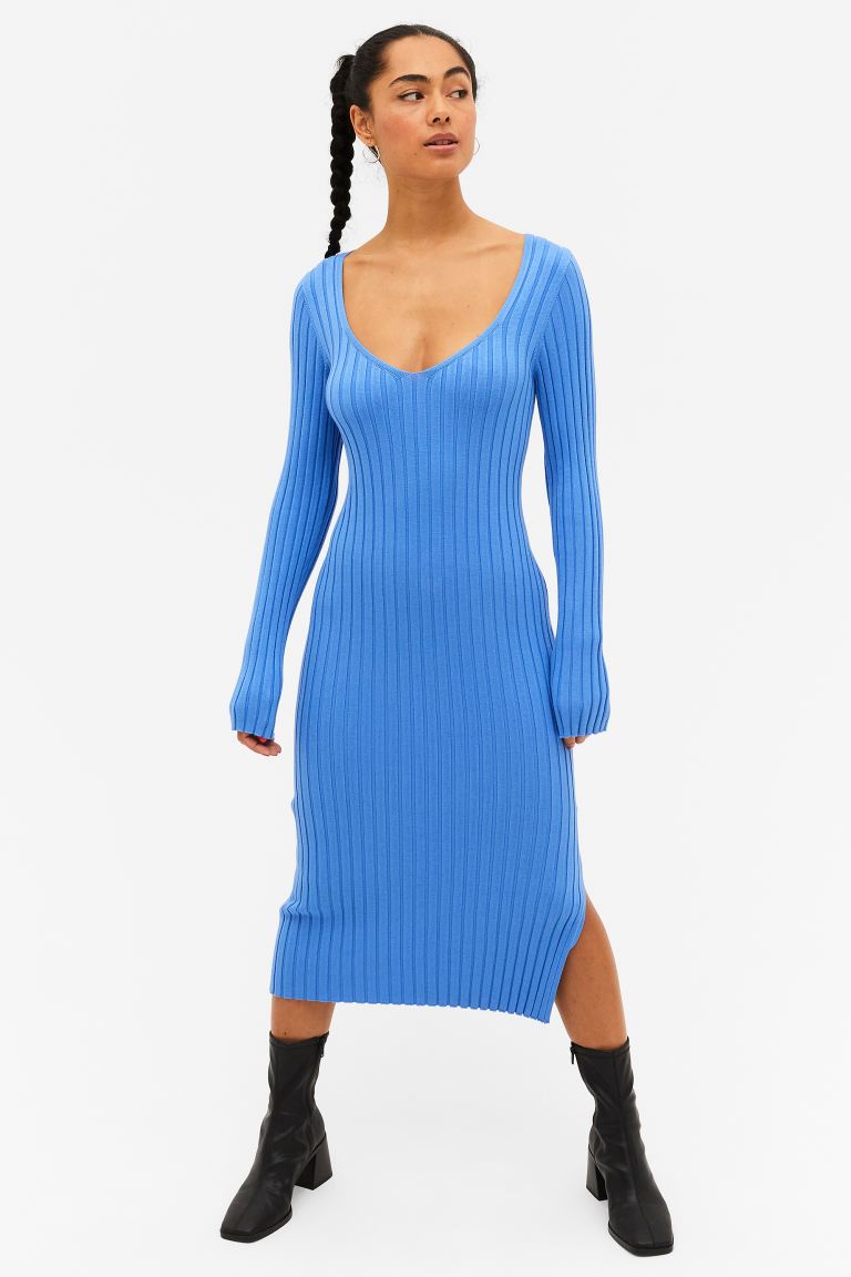 

Платье женское Monki 1086643003 голубое L (доставка из-за рубежа), 1086643003