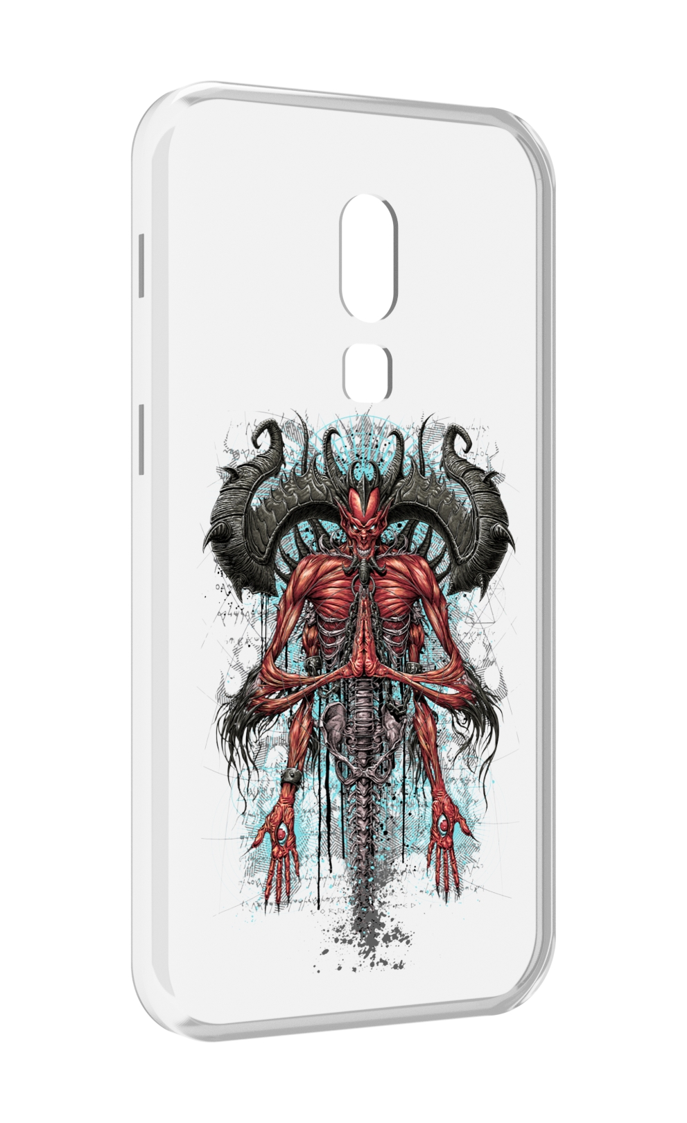 

Чехол MyPads дьявол для Meizu V8, Прозрачный, Tocco